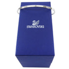Swarovski Silvertone Crystal Slim Bangle Bracelet