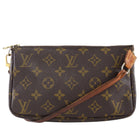 Louis Vuitton Brown 2001 Vintage Monogram Pochette Accessoires Bag