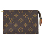 Louis Vuitton Brown Monogram Coated Canvas Toiletry 15cm Pochette Bag