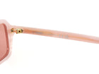 Fendi Blush Pink Acetate Selleria Rectangle Sunglasses FE40174I 64Z 51