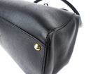Fendi Black Leather 2Jours Two Way Tote Bag
