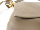 Fendi Taupe Soft Leather Baguette Two Way Bag