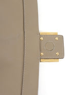 Fendi Taupe Soft Leather Baguette Two Way Bag