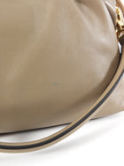 Fendi Taupe Soft Leather Baguette Two Way Bag