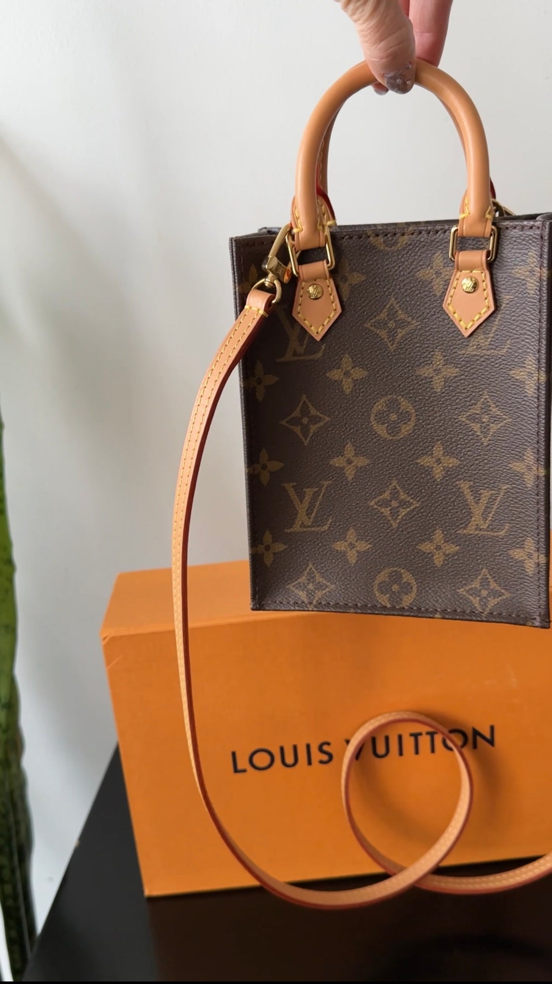 Louis Vuitton Leather or Canvas
