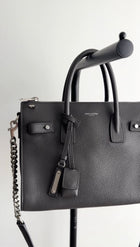 Saint Laurent Grey Baby Sac de Jour Chain Strap Bag