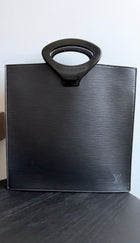 Louis Vuitton Black Epi Leather Ombre Small Square Tote Bag