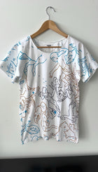 Hermes White Zodiac Printed T-Shirt - FR38 / 6 / S