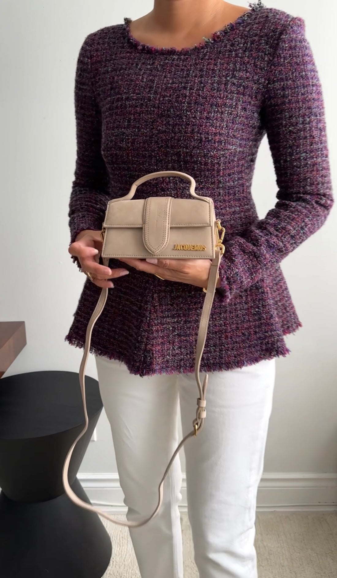 Jacquemus Light Taupe Mini "Le Bambino" Bag