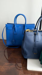 Saint Laurent Blue sac de Jour Bag