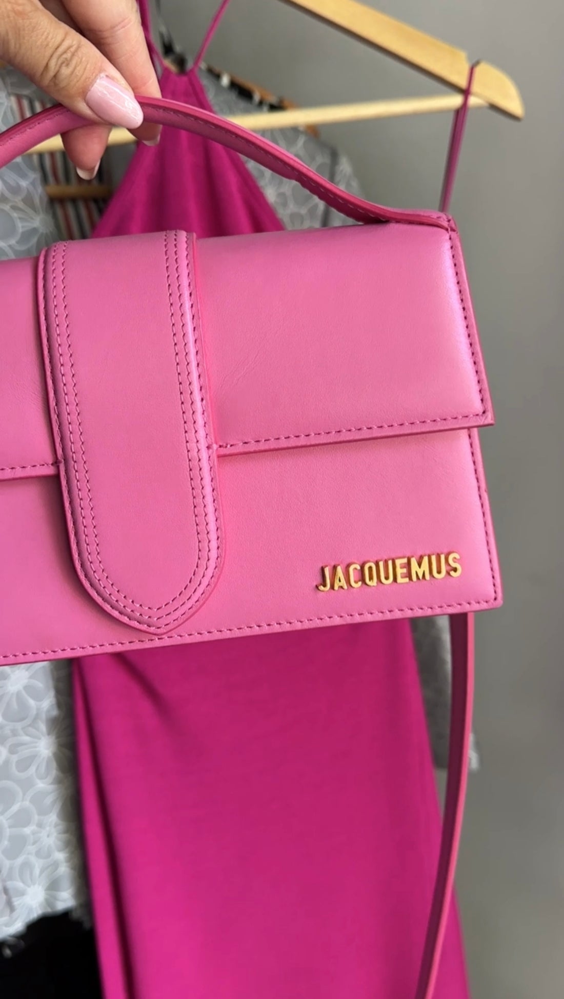 Jacquemus Pink Le Grand Bambino Bag