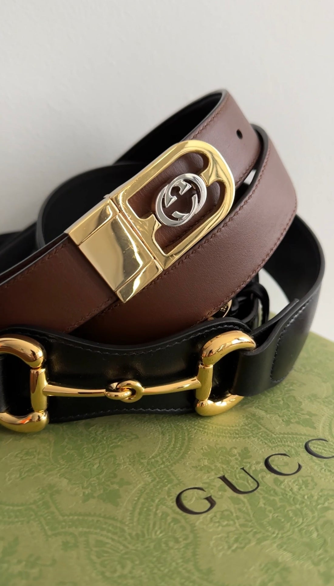 Gucci 1955 Black Leather Horsebit Belt - 85 / 34