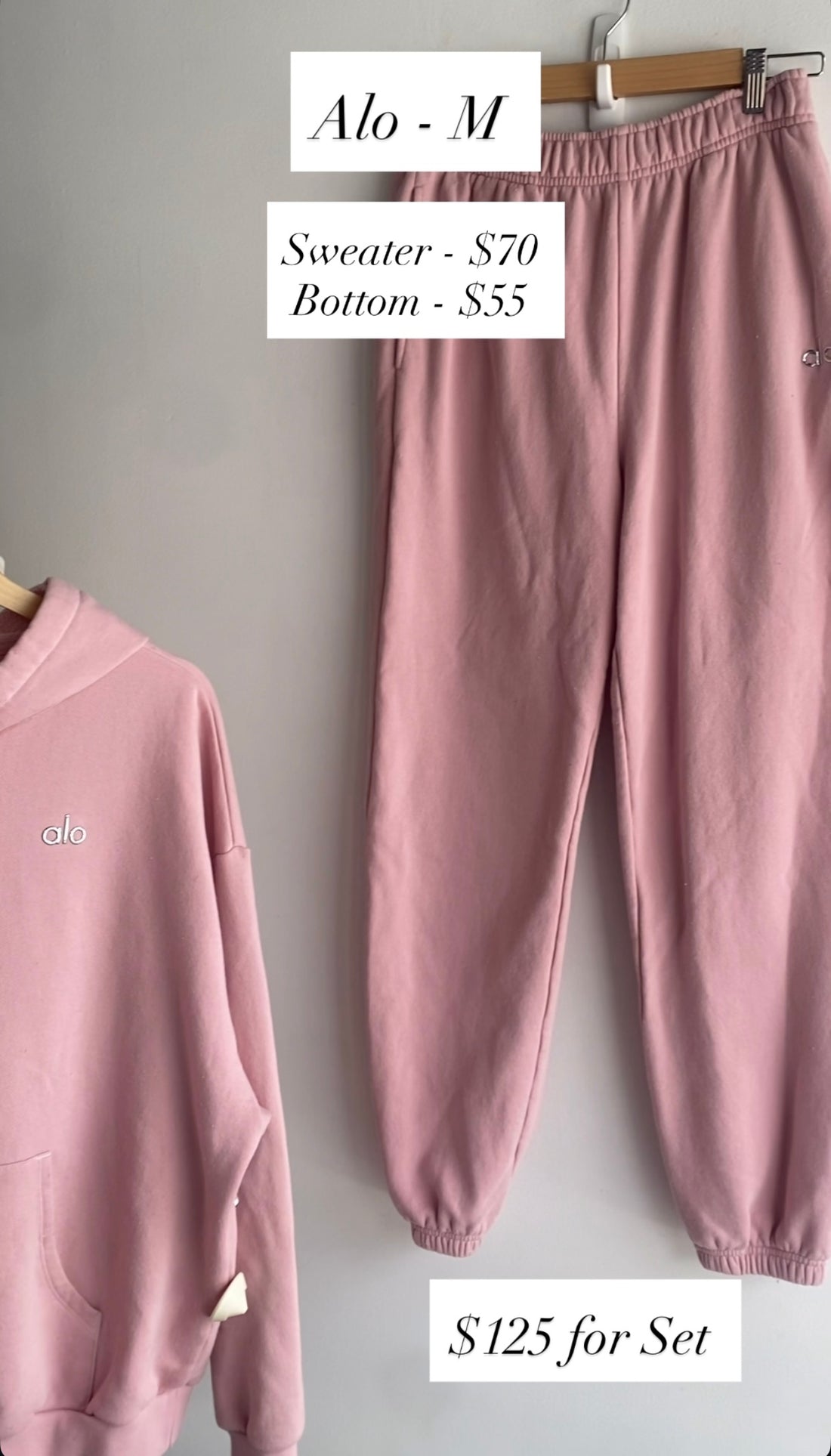 Alo Pink Set