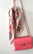 Moschino Cheap and Chic Fall in Love Pink Hearts Scarf