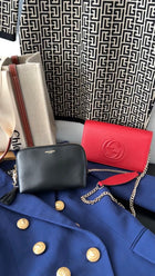 Gucci Soho Wallet on Chain GG Logo Red Bag