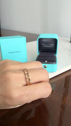Tiffany T True Rose Gold Wide Band Ring - 8