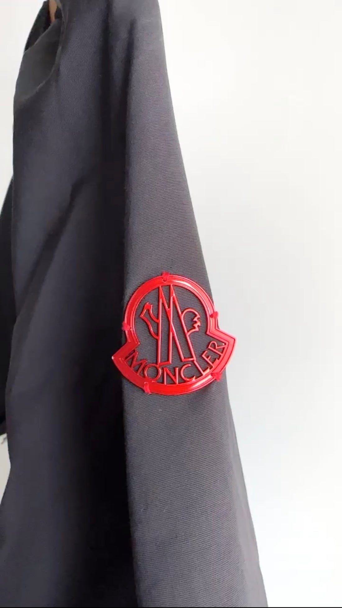 Moncler Gamme Rouge Midnight Navy Clarice Mesh Zip Coat - M (6/8)