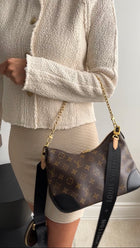 Louis Vuitton Monogram Boulogne Two Way Bag with Bandouliere Coin Strap