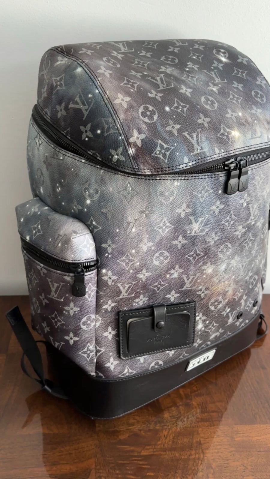 Louis Vuitton Black Alpha Backpack Monogram Galaxy Limited Edition Bag