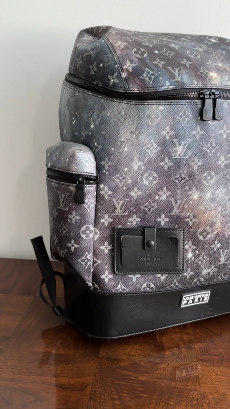 Louis Vuitton Black Alpha Backpack Monogram Galaxy Limited Edition Bag I MISS YOU VINTAGE Louis Vuitton Black Alpha Backpack Monogram Galaxy Limited Edition Bag I MISS YOU VINTAGE