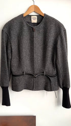 Hermes Charcoal Grey Cashmere Jacket - F3 36 / 6