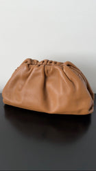 Bottega Veneta Caramel Brown Mini The Pouch Clutch Bag