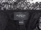 Giambattista Valli Black Flat Pleat Illusion Lace Strappy Gown -  IT 44 / 8 / M