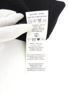 Giambattista Valli Black Knit Wool Chain Belt Peplum Tank Top - 44 / M