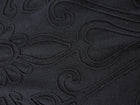 Gianni Versace Vintage Black Wool Blend Embroidered Knit