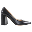Gianvito Rossi Black Smooth Calf Leather Block Heel Pumps - 39.5
