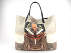 Givenchy Robot Himba Print Coated Canvas Antigona Shopping Tote with Pouch