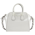 Givenchy Ivory Leather Mini Antigona Two Way Tote Bag