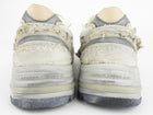 Golden Goose Ivory and Grey Distressed Leather Low Top Dad-Star Trainers - 37