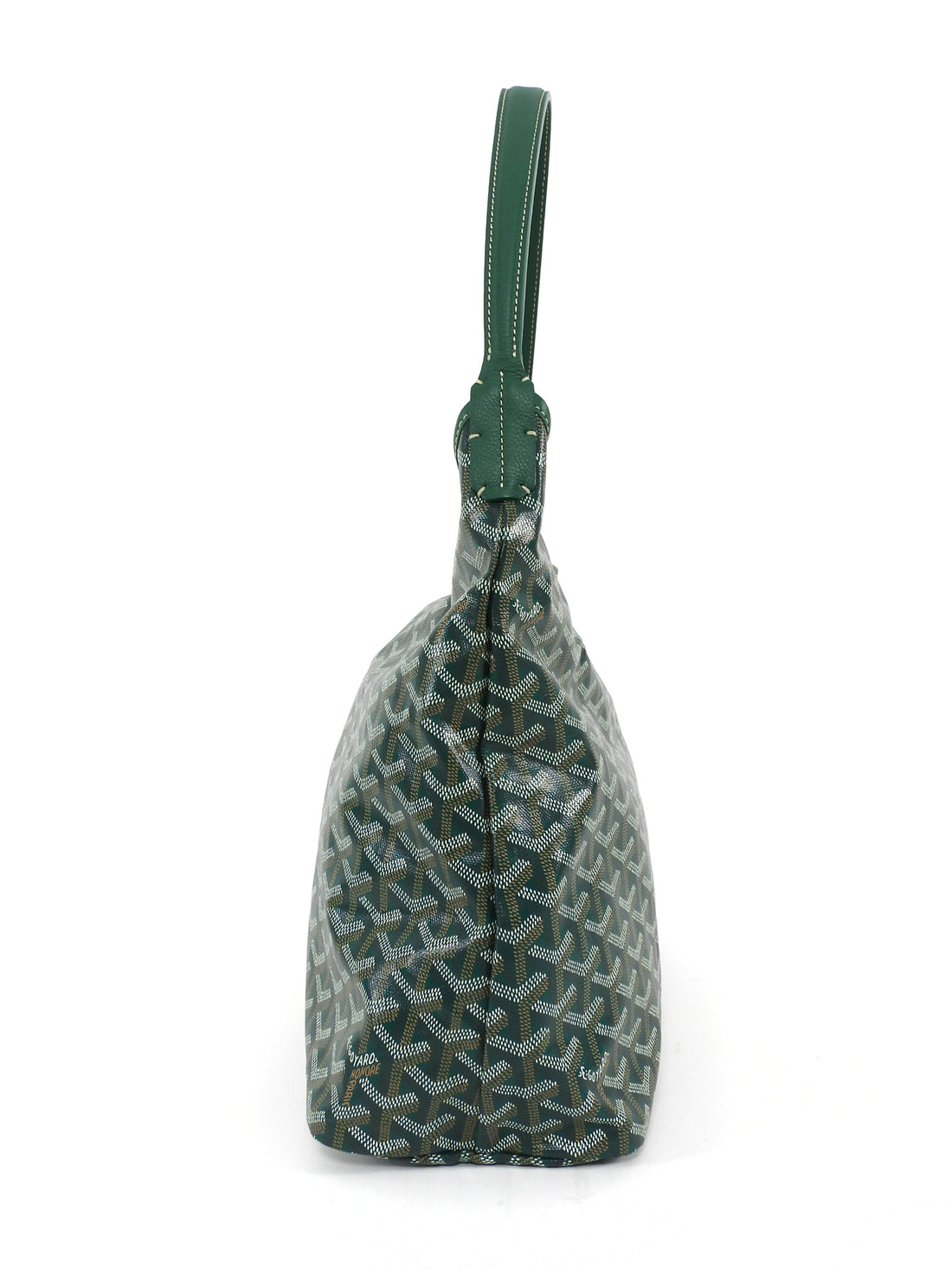 Goyard Green Goyardine Boheme Hobo Shoulder Bag