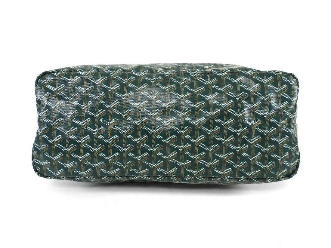 Goyard Green Goyardine Boheme Hobo Shoulder Bag