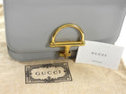 Gucci Grey Siena Small Horsebit Shoulder Bag