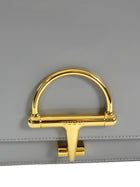 Gucci Grey Siena Small Horsebit Shoulder Bag