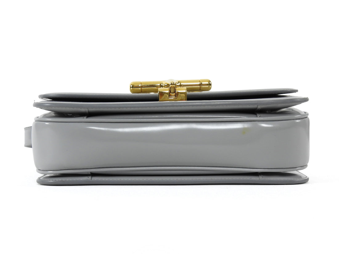 Gucci Grey Siena Small Horsebit Shoulder Bag