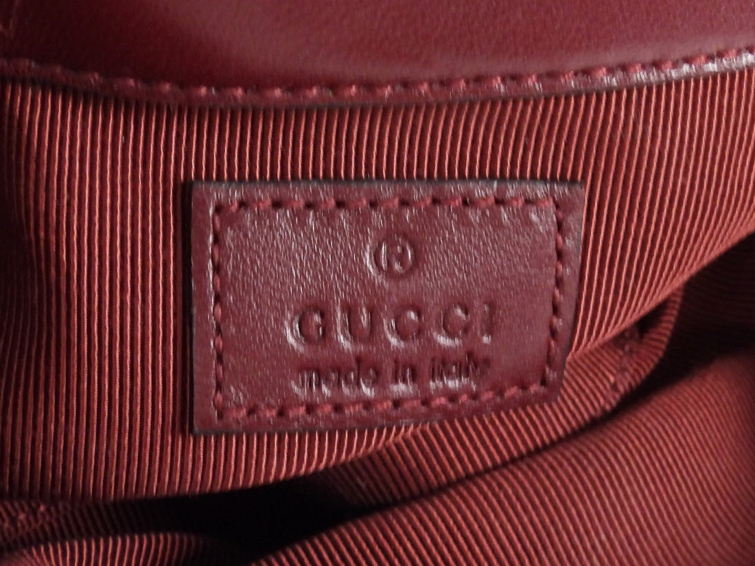 Gucci Red Marmont Mini Rosso Ancora Red Shoulder Chain Bag