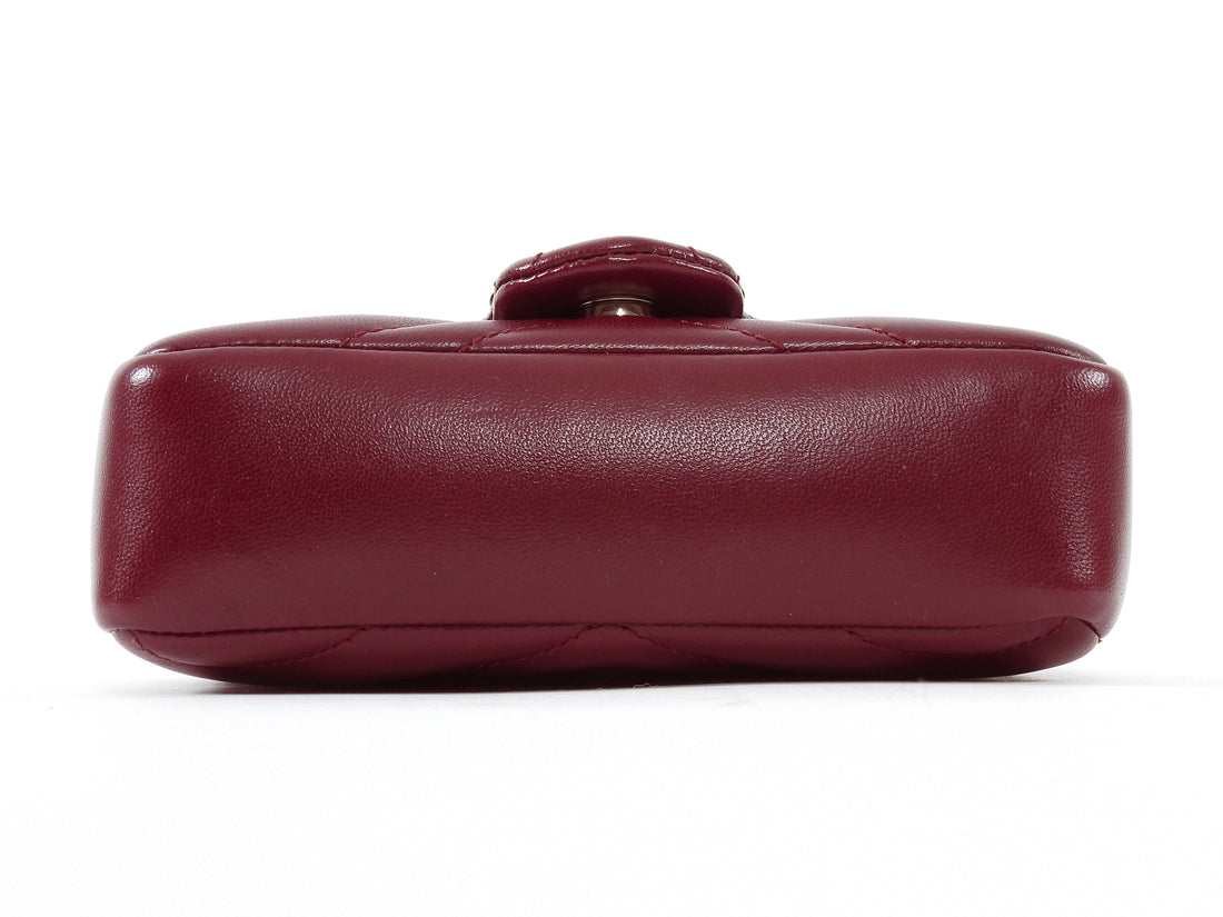 Gucci Red Marmont Mini Rosso Ancora Red Shoulder Chain Bag