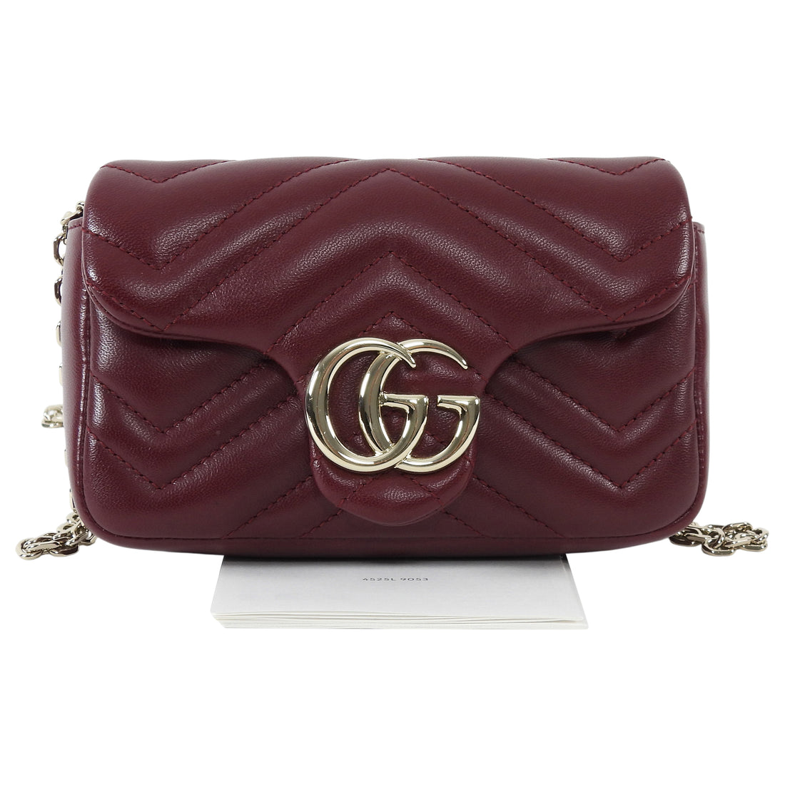 Gucci Red Marmont Mini Rosso Ancora Red Shoulder Chain Bag