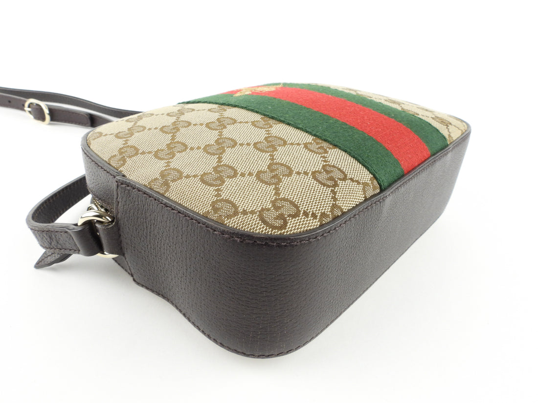 Gucci Canvas Bee Web Camera Bag Monogram - Luxury In Reach