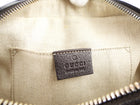 Gucci Beige GG Monogram Canvas Bee Web Camera Bag