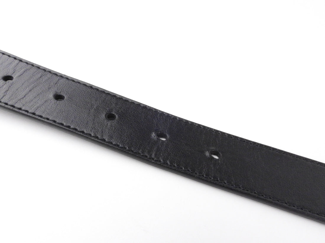 Gucci Distressed Leather GG Marmont Belt - Size 32 / 80 (SHF-21583