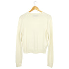 Gucci Cream Cashmere GG Chain Detail Knit Cardigan - XS