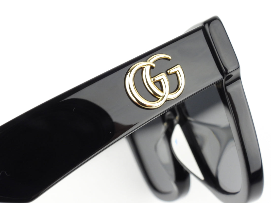 Gucci GG Marmont Black Acetate Square Sunglasses GG0998S