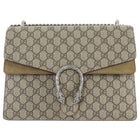 Gucci Medium Dionysus Supreme Monogram Coasted Canvas Chain Flap Bag