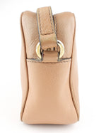 Gucci Nude Beige Leather Small Soho Disco Crossbody Shoulder Bag