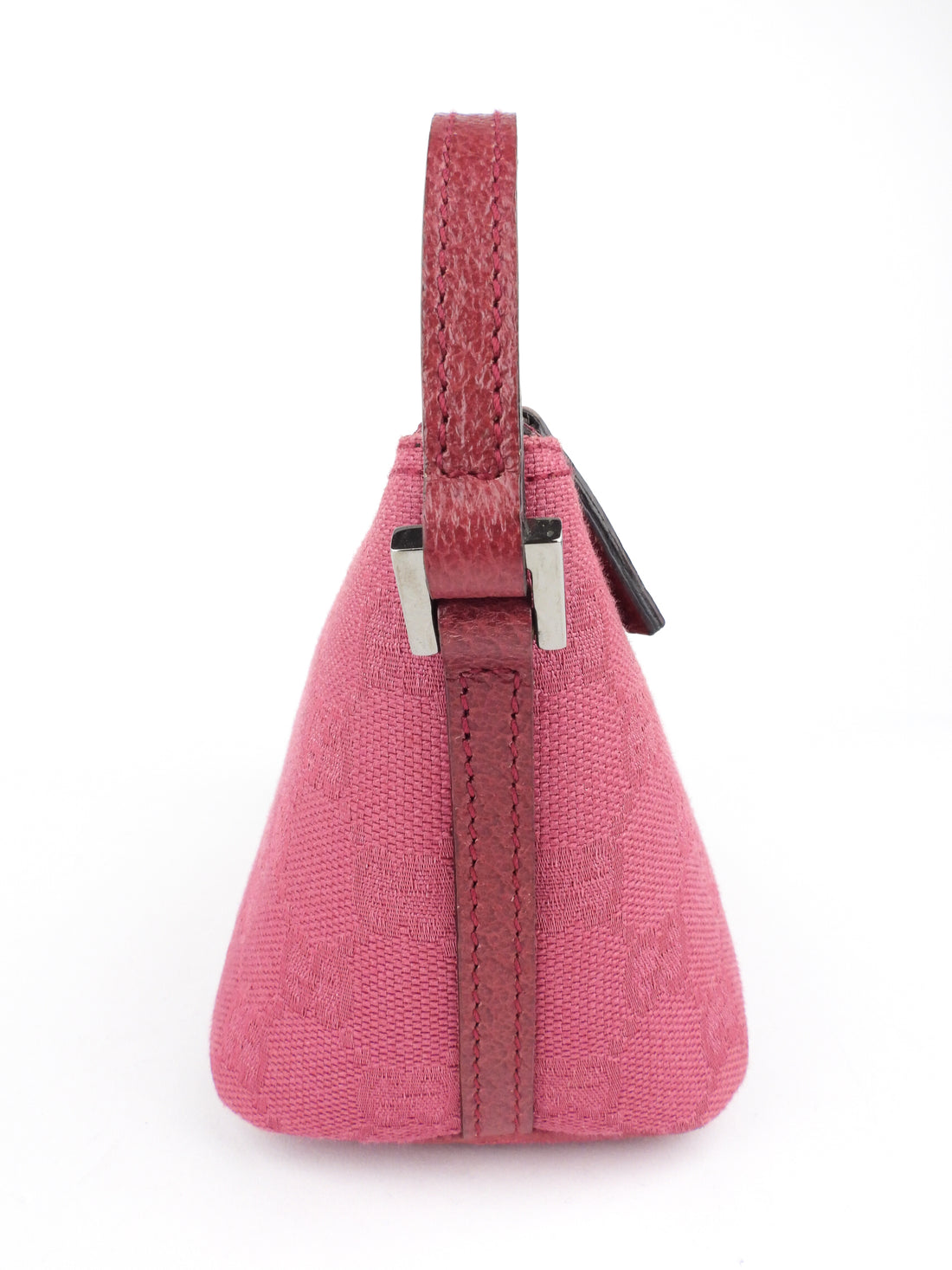 Gucci Vintage Pink Monogram GG Canvas Small Hobo Boat Bag Pochette – I MISS  YOU VINTAGE
