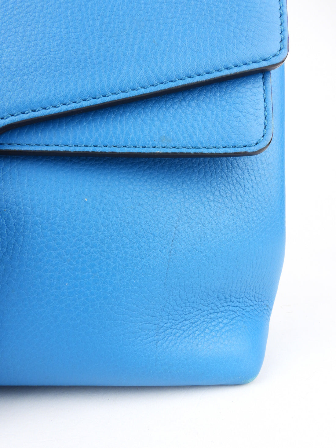 Gucci Turquoise Blue Calfskin Leather Marmont Shoulder Bag
